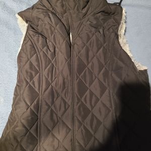 Fleeced line vest